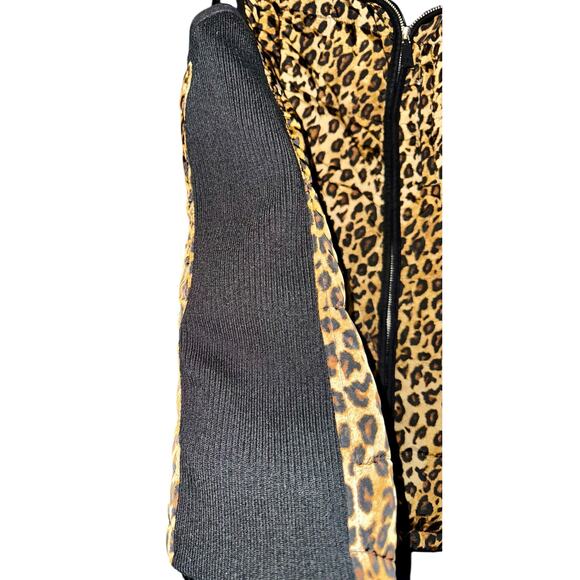 Lauren Ralph Lauren Womens 2X Puffer Vest Full Zip Up Cheetah Purple Quilted - Picture 7 of 12
